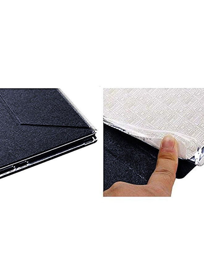 دبليو تيك غطاء حماية واق عالي الجودة من البولي يوريثان الحراري مع غلاف مقوى وناعم لجهاز لينوفو تاب M10 أسود - Image 4