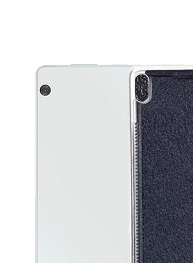 دبليو تيك غطاء حماية واق عالي الجودة من البولي يوريثان الحراري مع غلاف مقوى وناعم لجهاز لينوفو تاب M10 أسود - Image 5