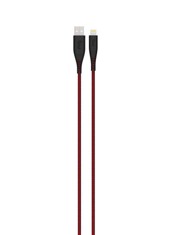 Goui - Super Strong And Flexible  MFI iPhone Cable 1.5 mt Red - Image 1