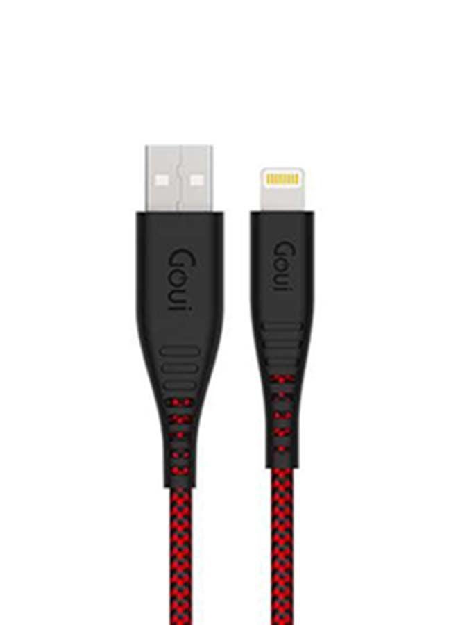 Goui - Super Strong And Flexible  MFI iPhone Cable 1.5 mt Red - Image 1