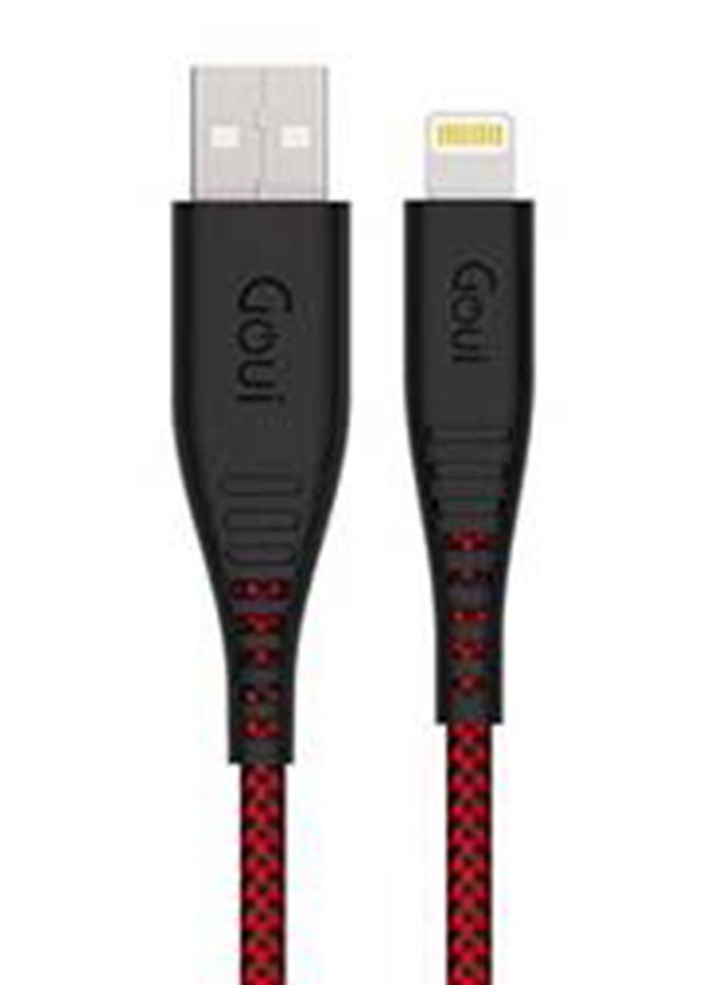 Goui - Super Strong And Flexible  MFI iPhone Cable 1.5 mt Red - Image 1