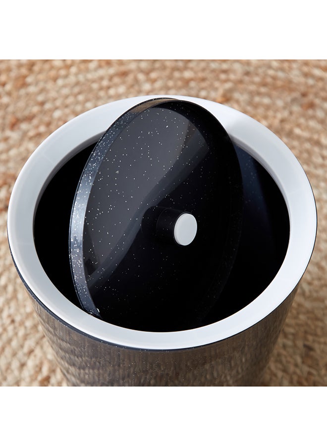 Home Box High Quality Sturdy And Durable Environmentally Friendly Long Lasting Midas Dustbin With Swing Black 8.5Liters - Image 3