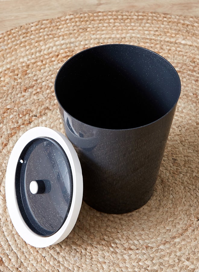 Home Box High Quality Sturdy And Durable Environmentally Friendly Long Lasting Midas Dustbin With Swing Black 8.5Liters - Image 4