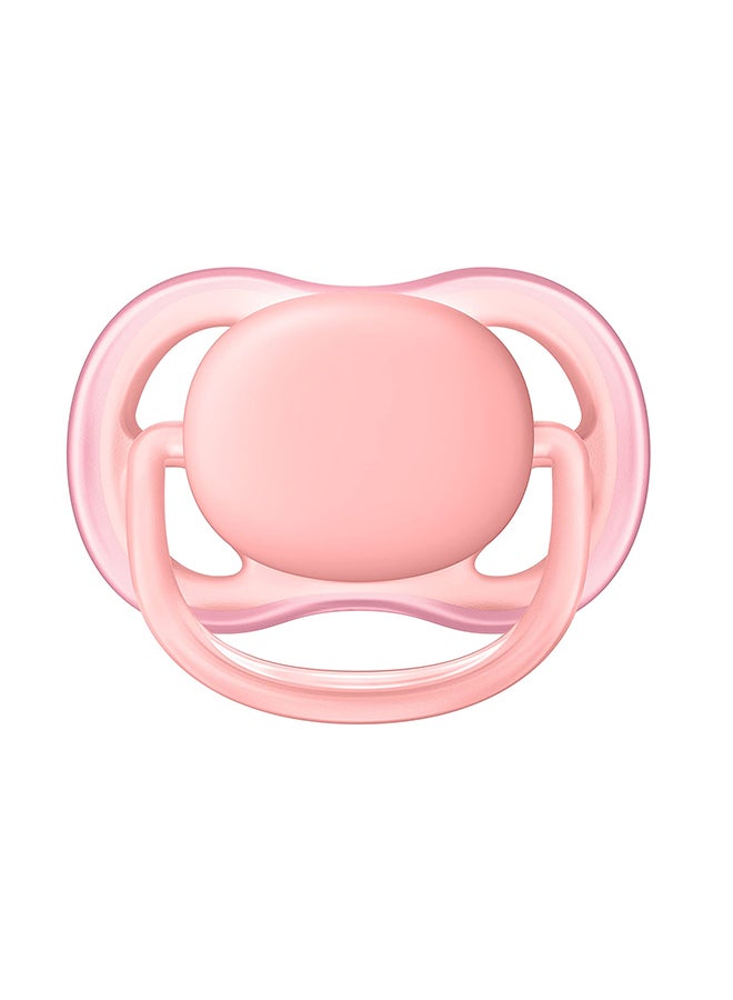Set Of 2 Soft Soother Orthodontic Shape Silicon Pacifier Assorted, 0-6m - Colour May Vary