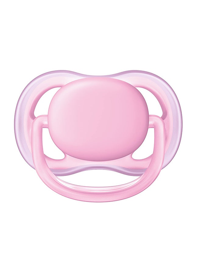 Set Of 2 Soft Soother Orthodontic Shape Silicon Pacifier Assorted, 0-6m - Colour May Vary