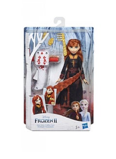 3-Piece Frozen 2 Hair Play Doll Elsa 6.66x22.86x35.56cm