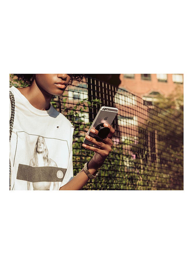 Pop Socket With Stand For Smartphones Black