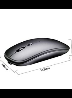 إتش إكس إس جيه ماوس لاسلكي قابل لإعادة الشحن 600.0 mAh رمادي  - Image 4