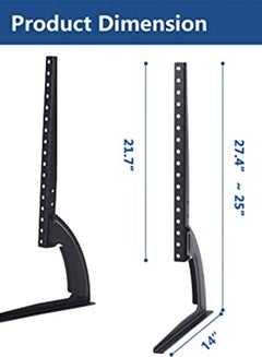 Generic Table Top TV Stand Black  - Image 5