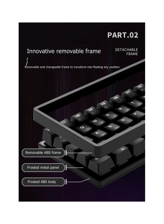 Royal Kludge - RK-G68 Wireless Bluetooth/2.4Ghz /Wired 65 Mechanical Hot Swappable Gaming Keyboard for WinMac - Image 1