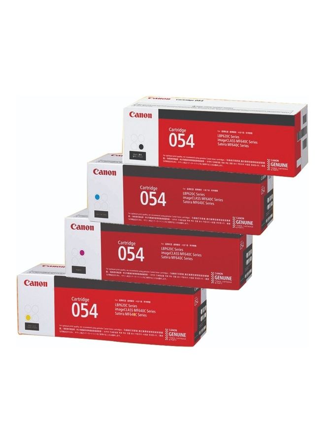 كانون حزمة مكونة من 4 خراطيش حبر ليزر أصلية Canon 054  - Image 1