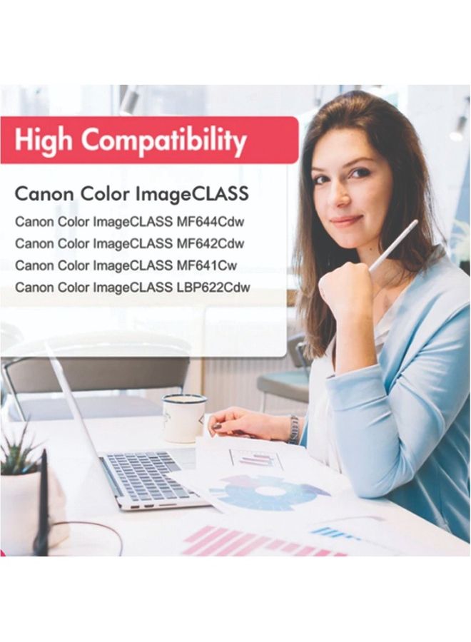 كانون حزمة مكونة من 4 خراطيش حبر ليزر أصلية Canon 054  - Image 4