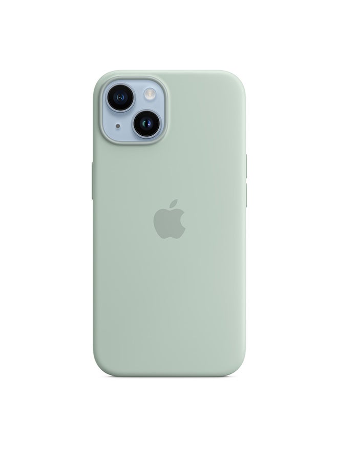 Apple - iPhone 14 Silicone Case with MagSafe Succulent - Image 1