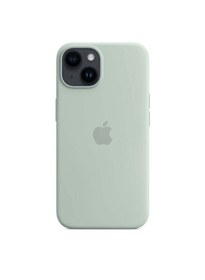 Apple - iPhone 14 Silicone Case with MagSafe Succulent - Image 1