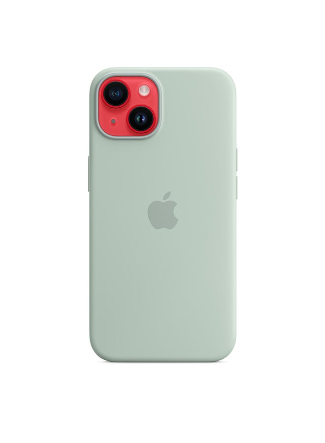 Apple - iPhone 14 Silicone Case with MagSafe Succulent - Image 1
