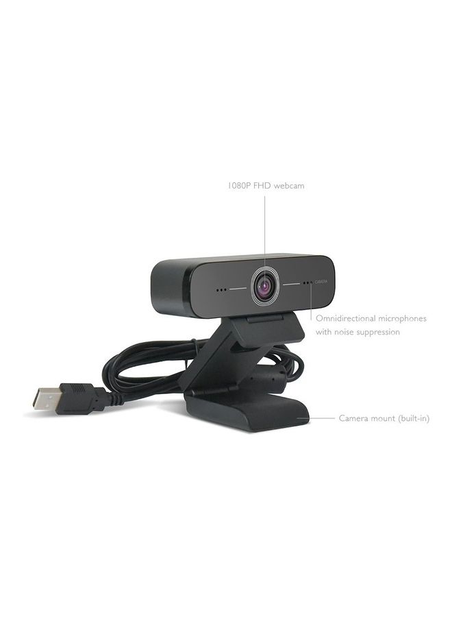 بين كيو كاميرا ويب صغيرة وبدقة كاملة الوضوح طراز DVY21 أسود - Image 4