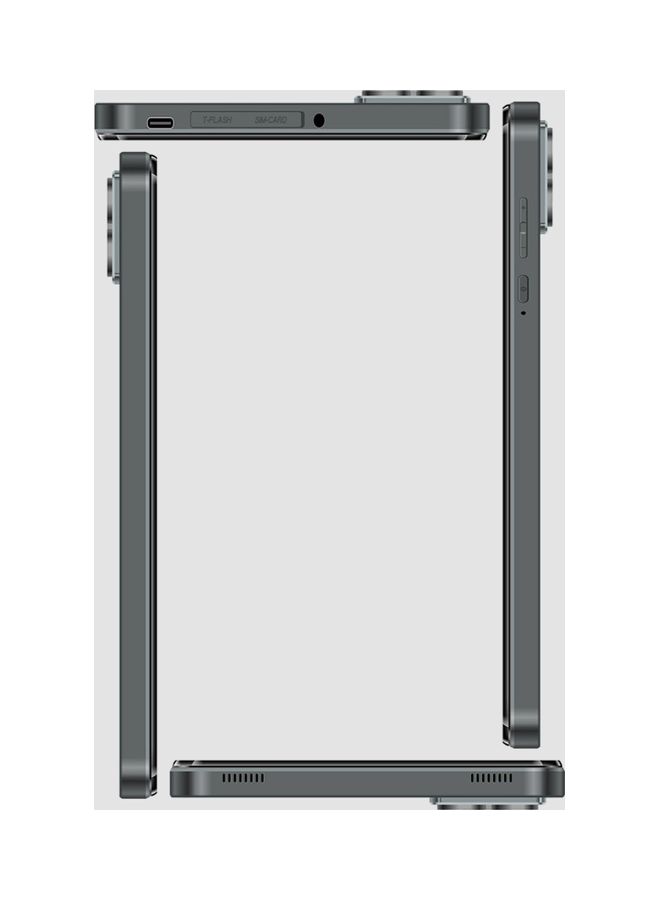 C idea - 5G Android Tablet CM813 Pro 8 Inch Zoom Supported Smart Tab with Quad Core CPU Bluetooth Wifi Silicon Protective Case cover (Grey) - Image 1
