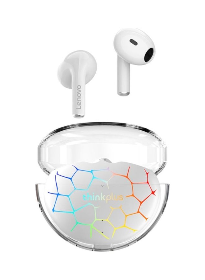 Lenovo Thinkplus LP80 Pro TWS Bluetooth Headphones RGB Light Wireless Earphone Low Latency Gaming Earbuds Sports Headset White - Image 1