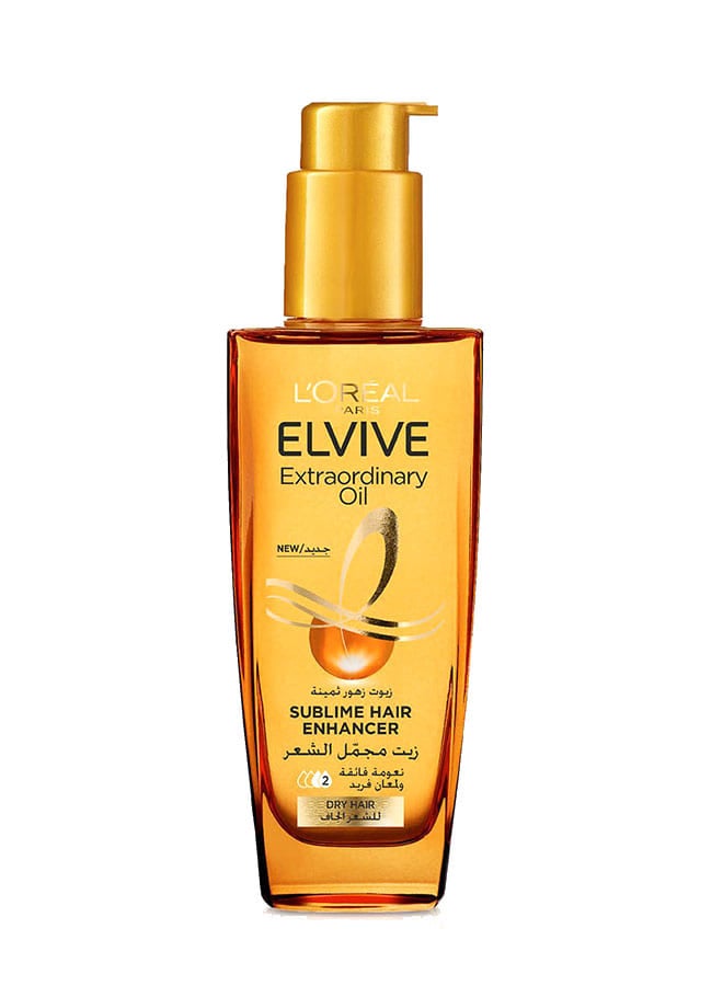 L'OREAL PARIS - Elvive Extraordinary Oil Hair Treatment For Deep Nourishment All Hair Types​ – Clear 100ml - Image 1