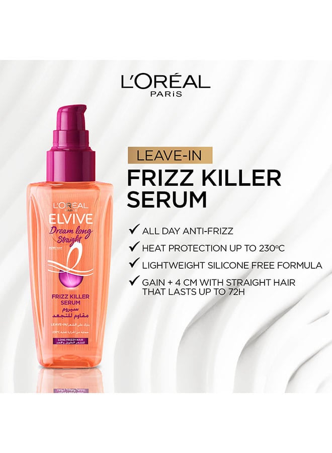 L'OREAL PARIS - L'Oreal Paris Elvive Dream Long Straight Frizz Killer Serum Orange 100.0ml - Image 1