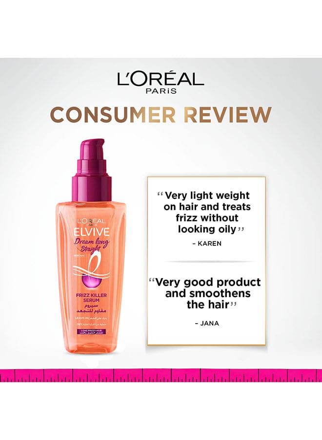 L'OREAL PARIS - L'Oreal Paris Elvive Dream Long Straight Frizz Killer Serum Orange 100.0ml - Image 1