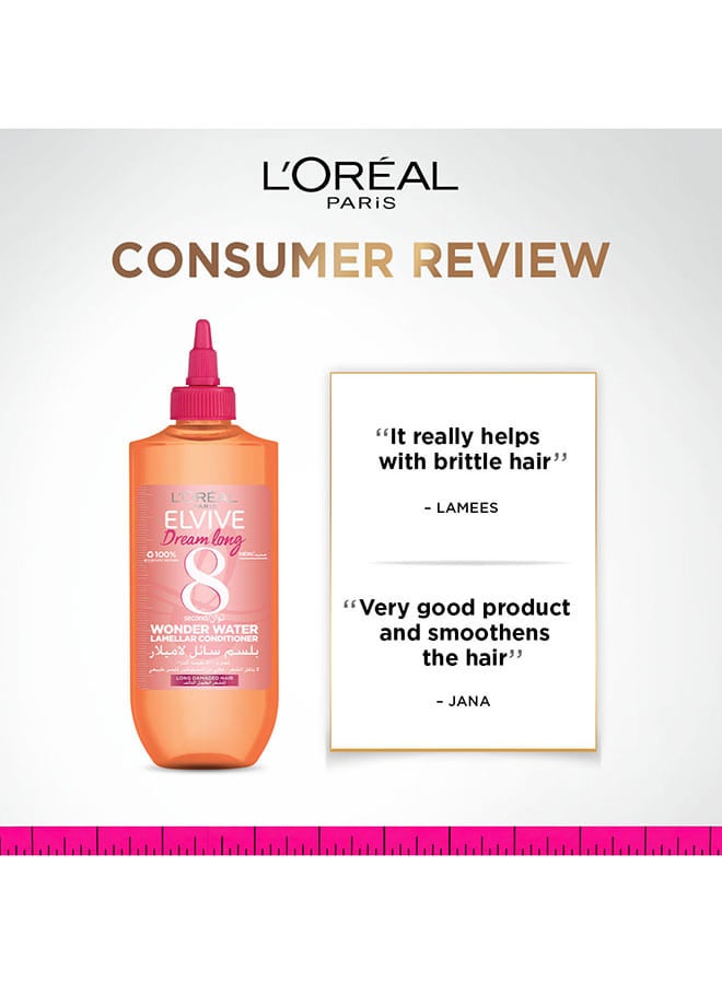 L'OREAL PARIS - Elvive Dream Long Wonder Water Lamellar Conditioner Damaged Hair 200ml - Image 1