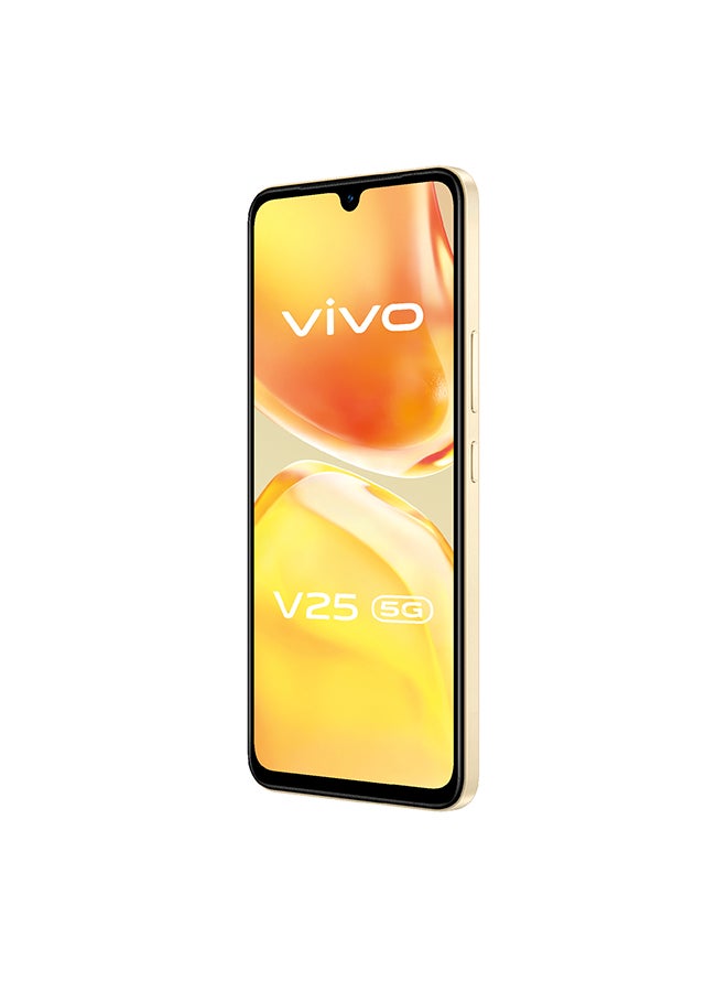 vivo - V25 5G Dual SIM 8GB RAM 128GB Sunrise Gold with TWS Air Earbud + Gift Box - Image 1
