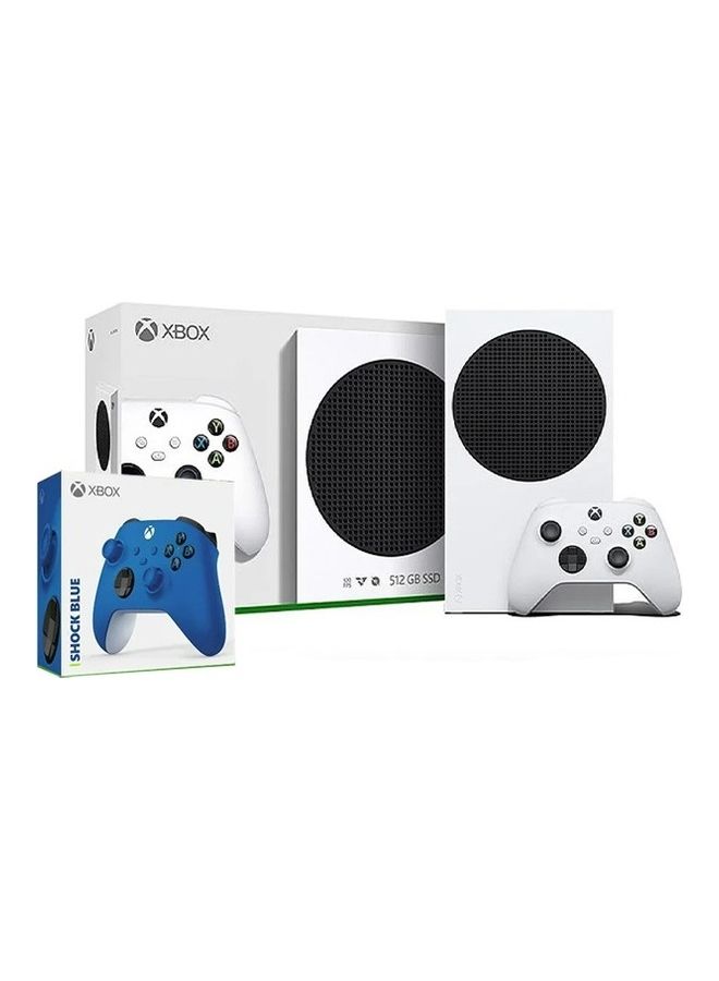 Xbox Series S 512 GB Digital Console With Extra Wireless Controller Blue - v1663552898/N53351218A_2