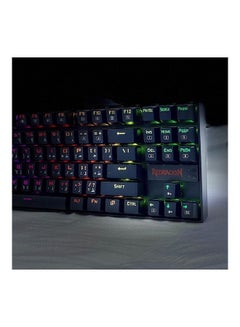 REDRAGON Kumara K552-RGB Arabic & English Tenkeyless Compact Mechanical Gaming Keyboard With Tactile Blue Switches - 88 Anti Ghosting Backlit Keys, 19 Lighting Modes  - Image 2