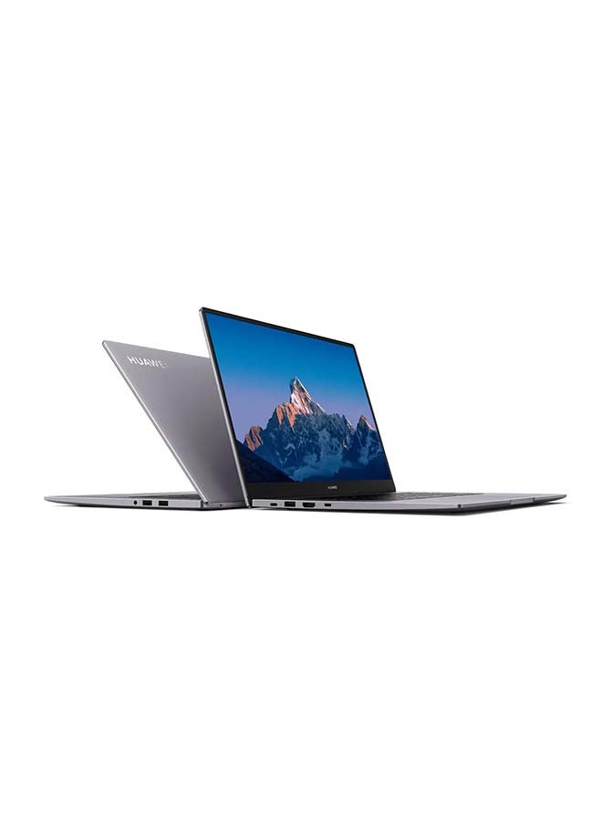 HUAWEI - Matebook B3-520 BohrDZ-WDH9AL With 15.6-Inch FHD IPS Display, Intel Core i5-1135G7 Processor / 8GB RAM / 512GB SSD / Intel Iris Xe Graphics / DOS(Without Windows) / English/Arabic Space Gray - Image 1