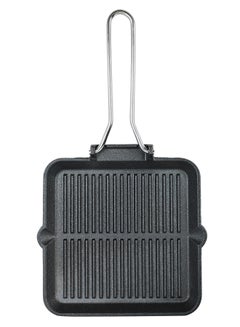 Prestige Cast Iron Chargriller Black/Silver 24cm  - Image 1