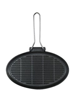Prestige Cast Iron Oval Char Griller Black 35cm  - Image 1