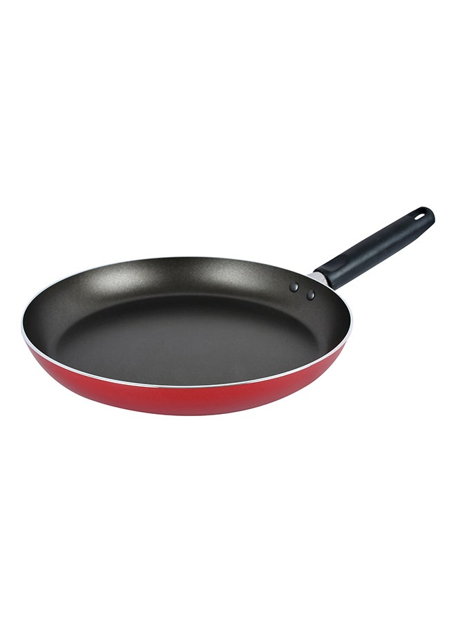 7-Piece Non-Stick Cast Aluminium Cookware Set Includes 1x Sauce Pan With Lid, 1x Small Casserole With Lid ,1x Large Casserole With Lid, 1x Fry Pan Red/Black 16,20,24,24cm - v1663575921/N11060365A_5