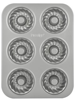 Prestige Bakemaster 2 Non-Stick Mini Fluted Mold Pan Grey 35.1 x 26.7 x 3.5cm  - Image 1