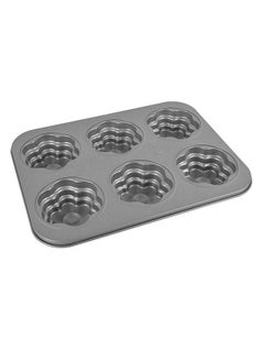 Prestige Bakemaster 2 Flower Cakelette Pan Grey 34.6 x 26.2 x 4.5cm  - Image 4