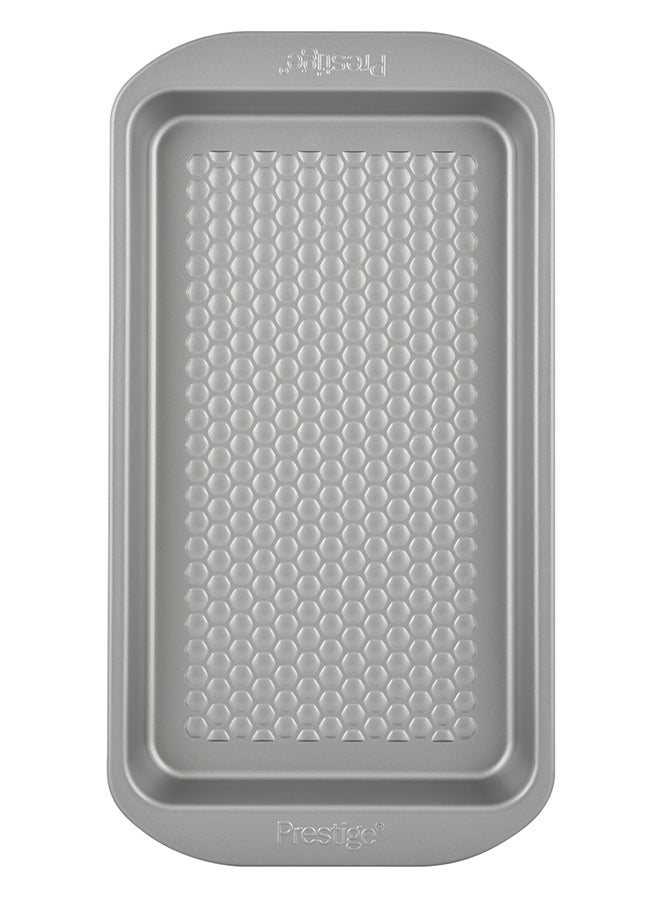 Prestige Oblong Cake Tin Grey 38X20.5X3.5cm - Image 1