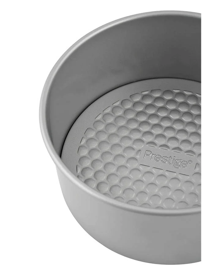 Prestige Loose Base Cake Tin Silver 8inch