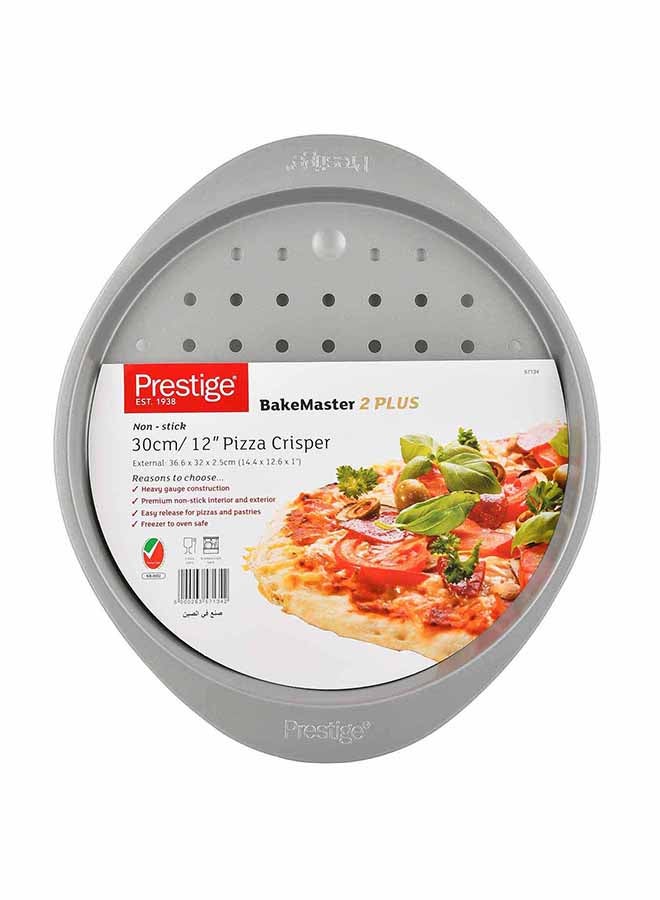 برستيج مقلاة خبز بيتزا مقاس 12 بوصة كروم 30سم - Image 2