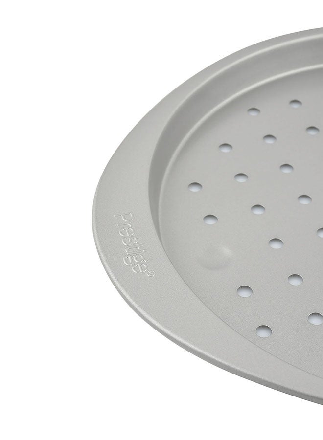 برستيج مقلاة خبز بيتزا مقاس 12 بوصة كروم 30سم - Image 5