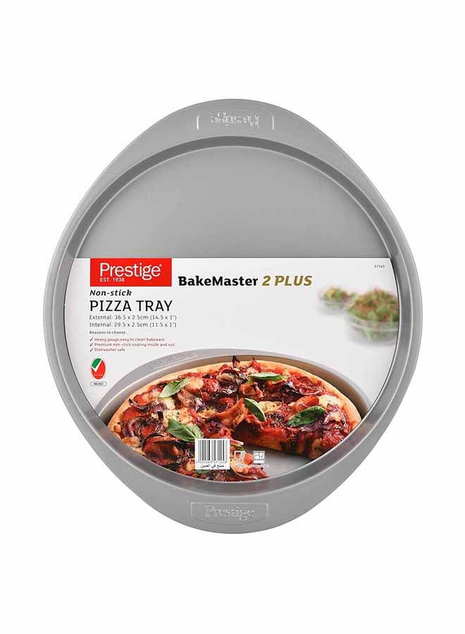 Prestige Bakemaster Pizza Tray Chrome 36.5x2.5cm  - Image 2