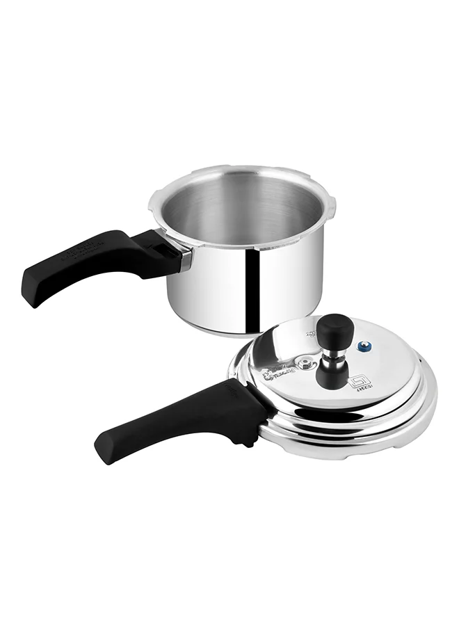 Prestige Deluxe Plus  Aluminium Pressure Cooker Compatible with Gas Stovetop & Induction Stovetop