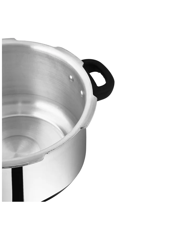 Prestige Deluxe Popular Pressure Cooker With Lid, Precision Weight Valve Silver 5Liters