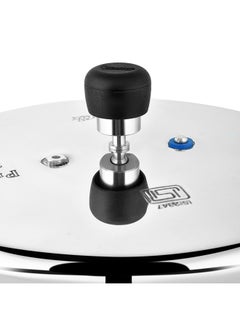 Prestige Aluminum Deluxe Plus Gas And Induction Compatible Pressure Cooker With Lid Silver 10Liters  - Image 5