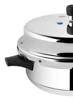 Prestige Aluminimum Premium Quality Deluxe Senior Non-Stick Pressure Cooker With Outer Lid Silver Silver 6Liters  - Image 4