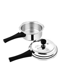 Prestige Svachh Aluminium Pressure Cooker Junior Deep pan With Locking Lid 2Liters  - Image 3
