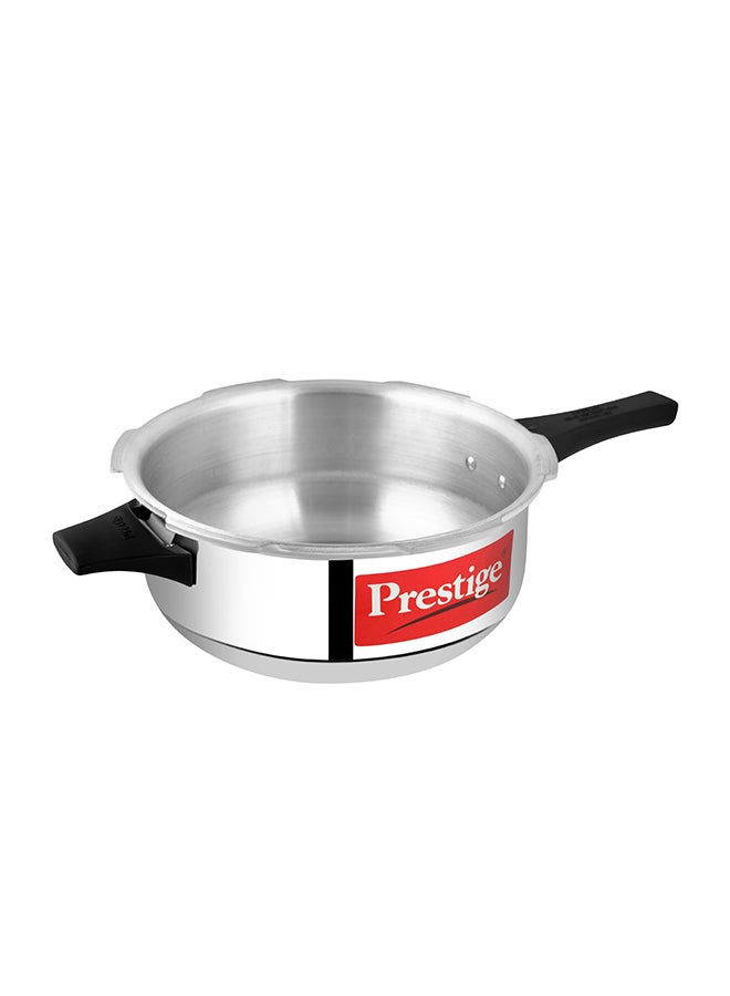 Prestige 2 Pieces Aluminium Pressure Cooker Set |  Pressure Cooker With Lid and 5.5 Liters, 2.5 Liters  Pressure Pan without Lid  - Image 5