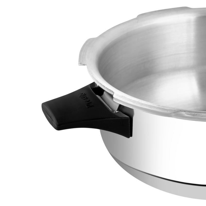 2 Pieces Aluminium Pressure Cooker Set |  Pressure Cooker With Lid and 5.5 Liters, 2.5 Liters  Pressure Pan without Lid
