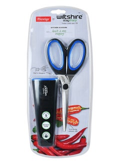Prestige Stay Sharp Kitchen Scissors Wiltshire Black/Blue/Silver  - Image 1