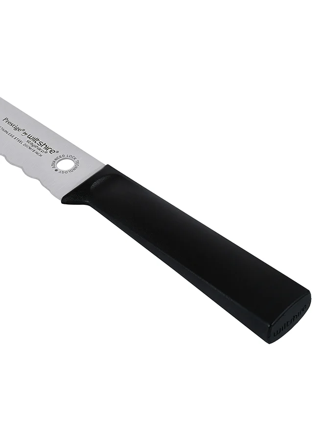 Prestige Wiltshire Staysharp Sandwich /Bread Sandwich/Bread Knife Black/Blue/Silver 20cm