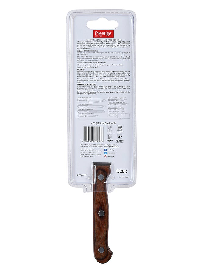 Prestige - Steak Knife 50512 Brown/Silver - Image 1